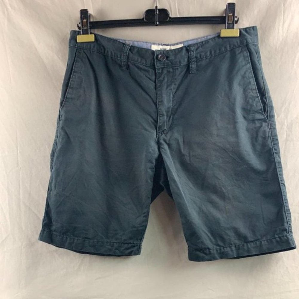 Reef Mens Blue Shorts size 32 Flat Front Pockets